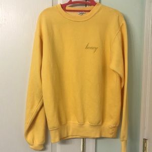 yellow brandy milville sweatshirt